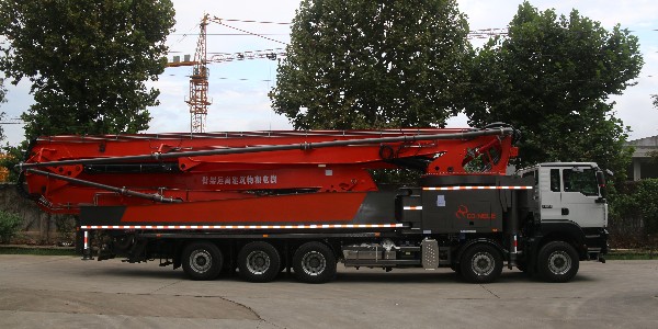 科尼樂70米混凝土泵車以下5點施工優(yōu)勢，工地打灰離不開