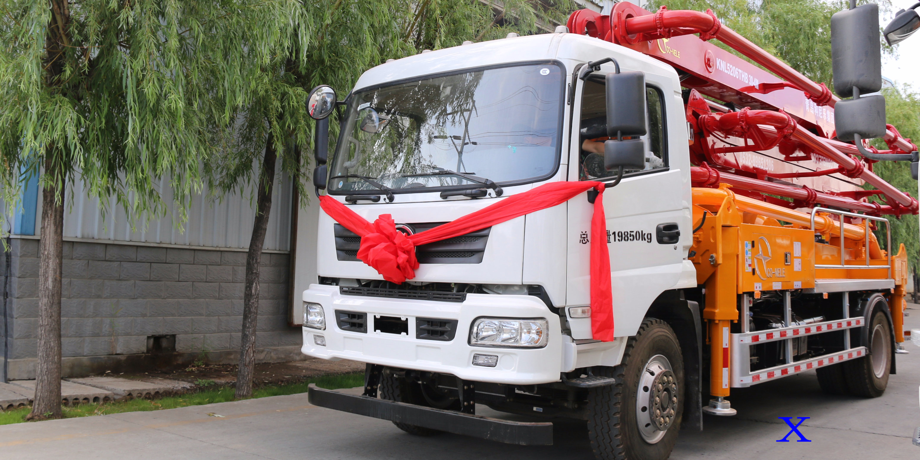 混凝土泵助力建設新農村