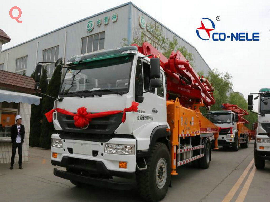 天泵，小型泵車，小型混凝土泵車1